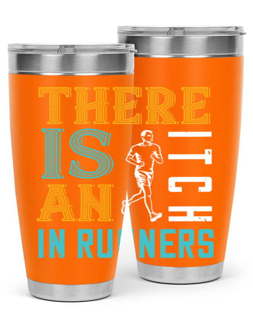 there is an itch in runners 9#- running- Tumbler