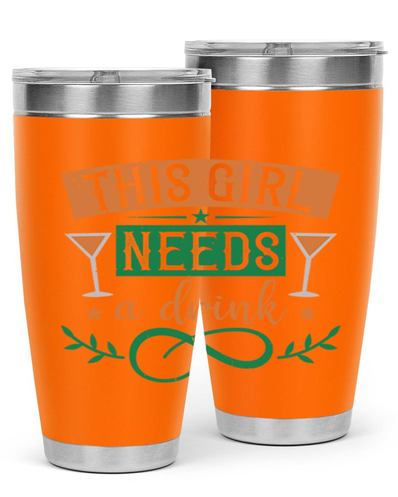 this girl needs a drink 36#- mardi gras- Tumbler