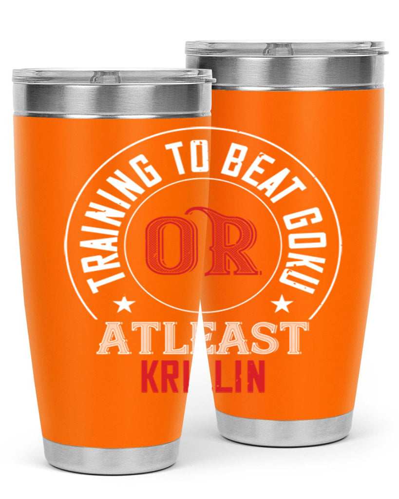 training to beat goku or atleast krillin 60#- gym- Tumbler