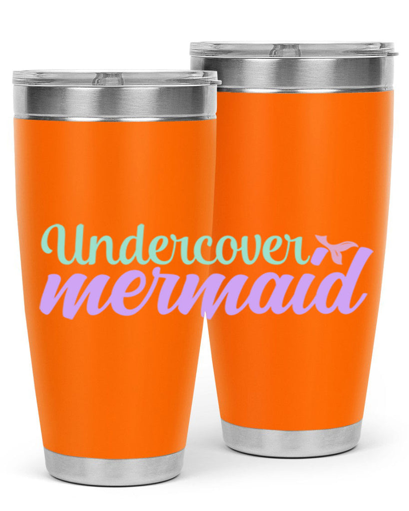 undercover mermaid 8#- mermaid- Tumbler