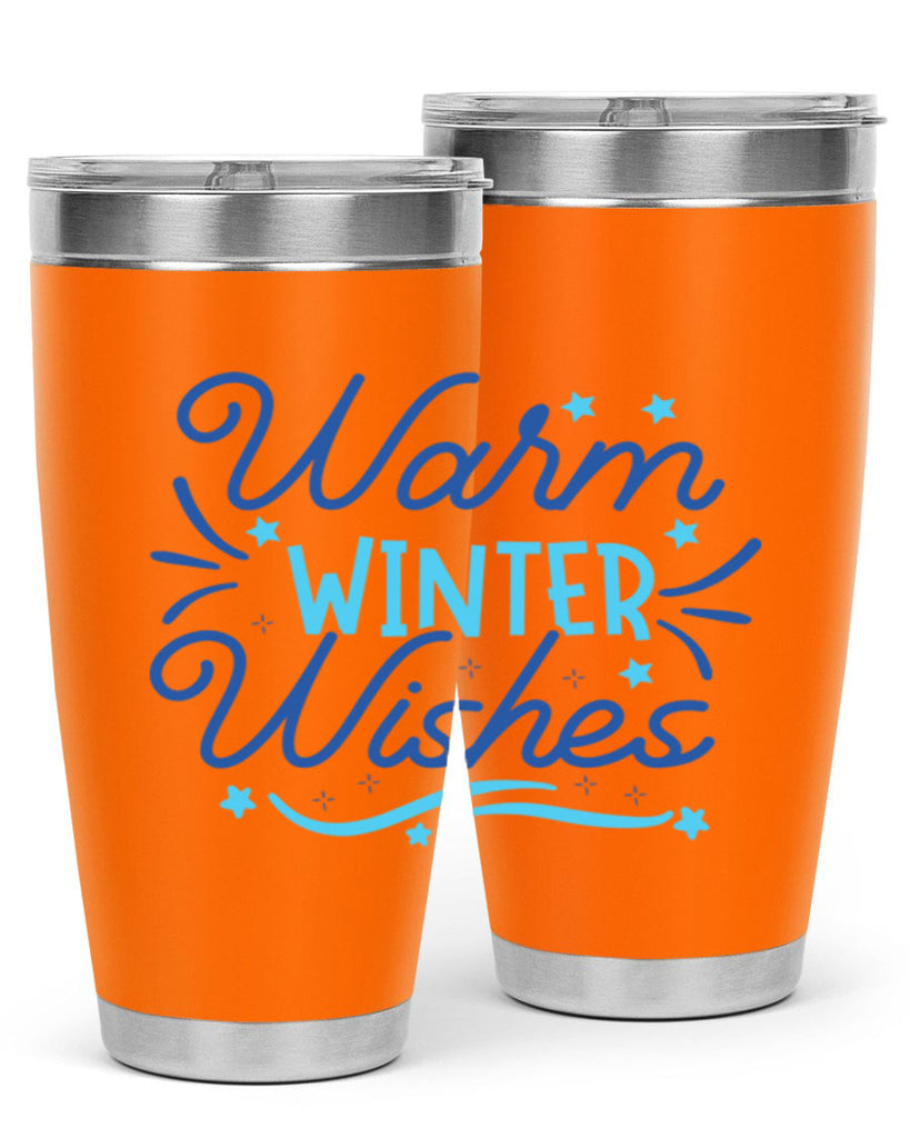 warm winter wishes 457#- winter- Tumbler
