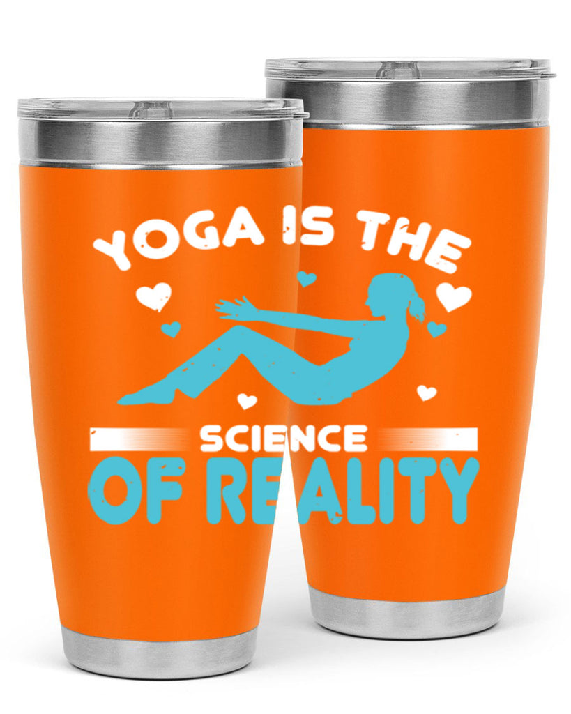 yoga is the science of reality 16#- yoga- Tumbler