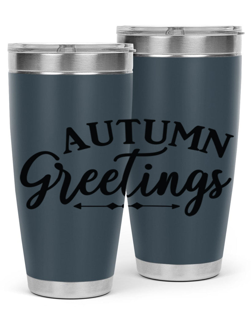 Autumn Greetings 16#- fall- Tumbler
