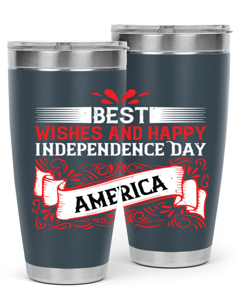 Best wishes and happy Independence Day america Style 86#- Fourt Of July- Tumbler
