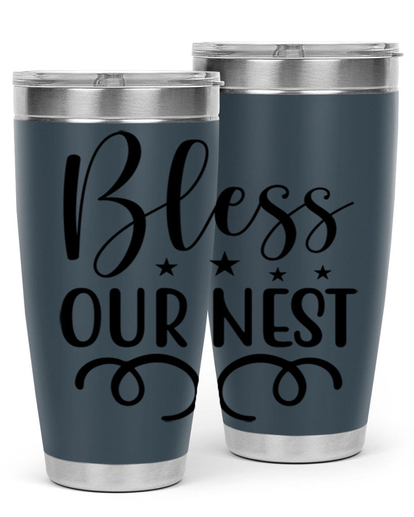 Bless Our Nest 50#- spring- Tumbler