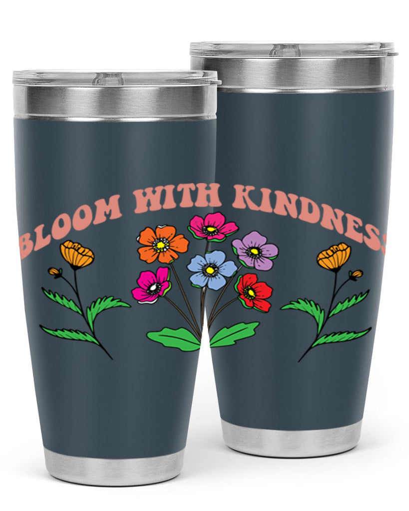 Bloom with Kindness  92#- spring- Tumbler