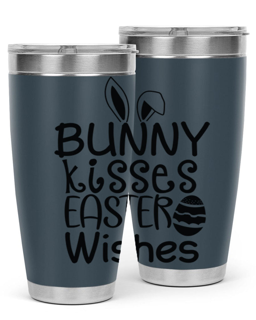 Bunny kisses easter wishes  94#- spring- Tumbler