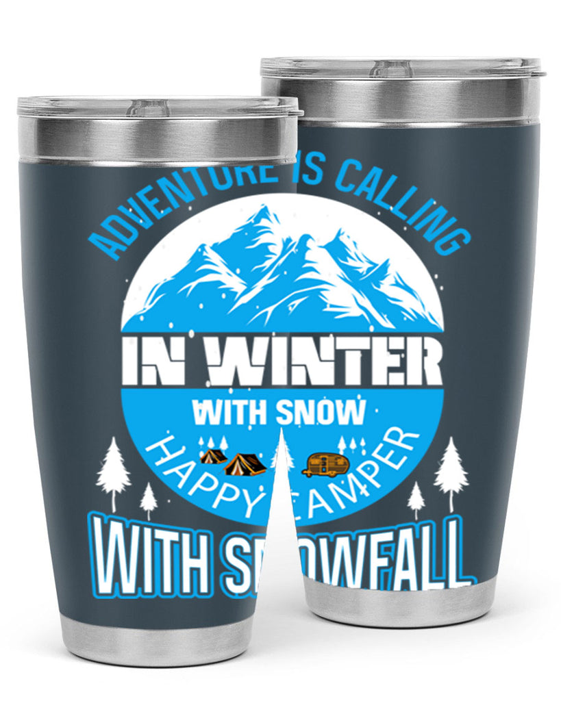 Camping Winter 39#- winter- Tumbler