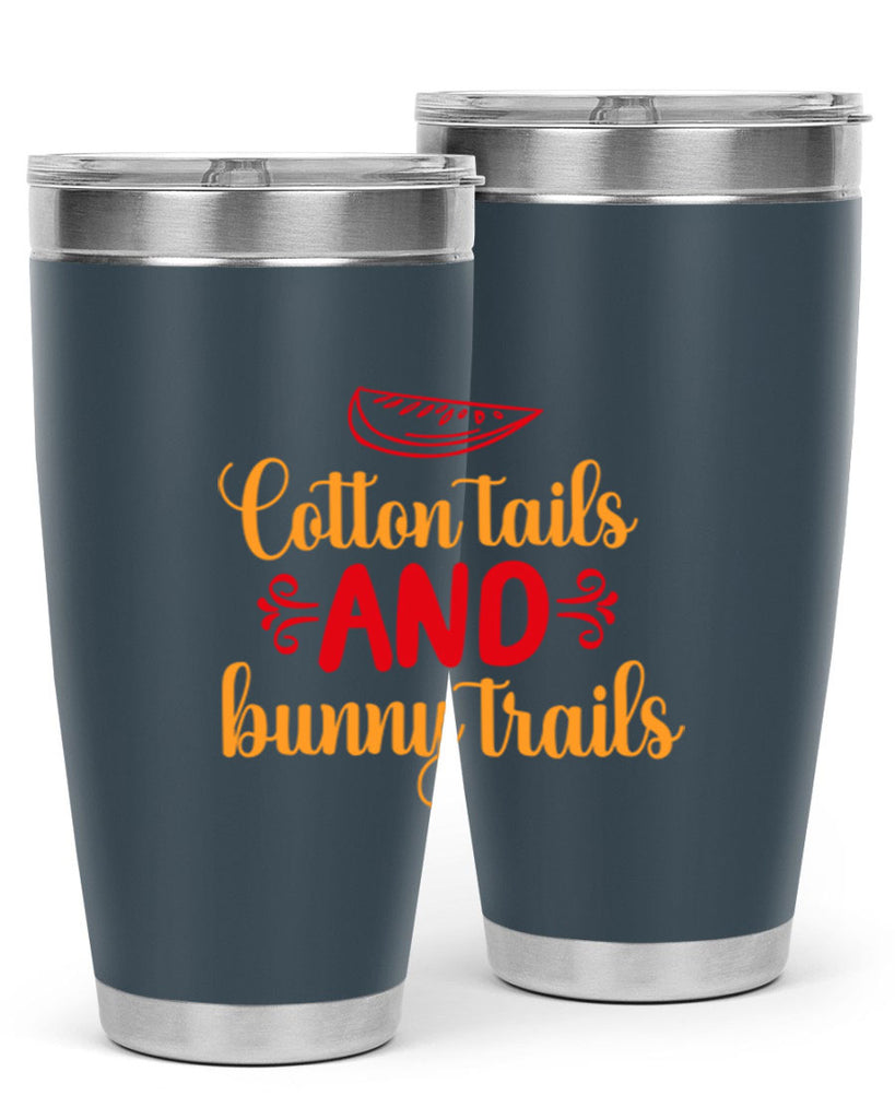 Cotton tails and bunny trails 111#- spring- Tumbler