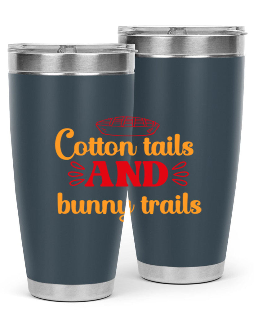 Cotton tails and bunny trails 112#- spring- Tumbler