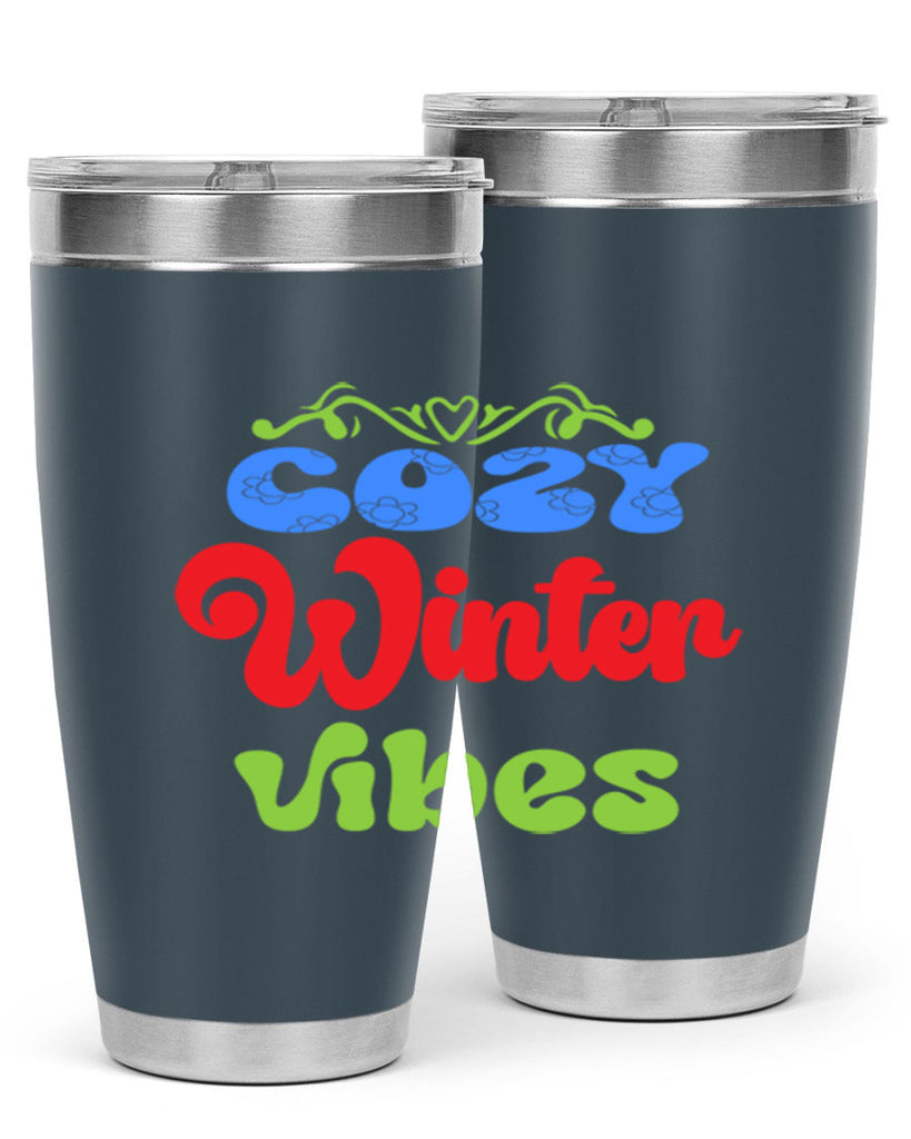 Cozy winter vibes 75#- winter- Tumbler