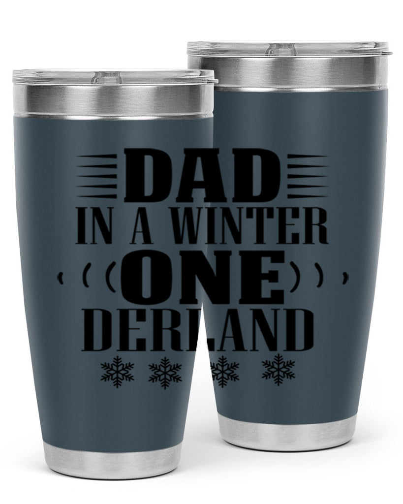 DAD IN A WINTER ONE DERLAND 91#- winter- Tumbler