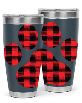 Dog Paw Style 94#- dog- Tumbler