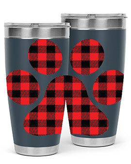 Dog Paw Style 95#- dog- Tumbler