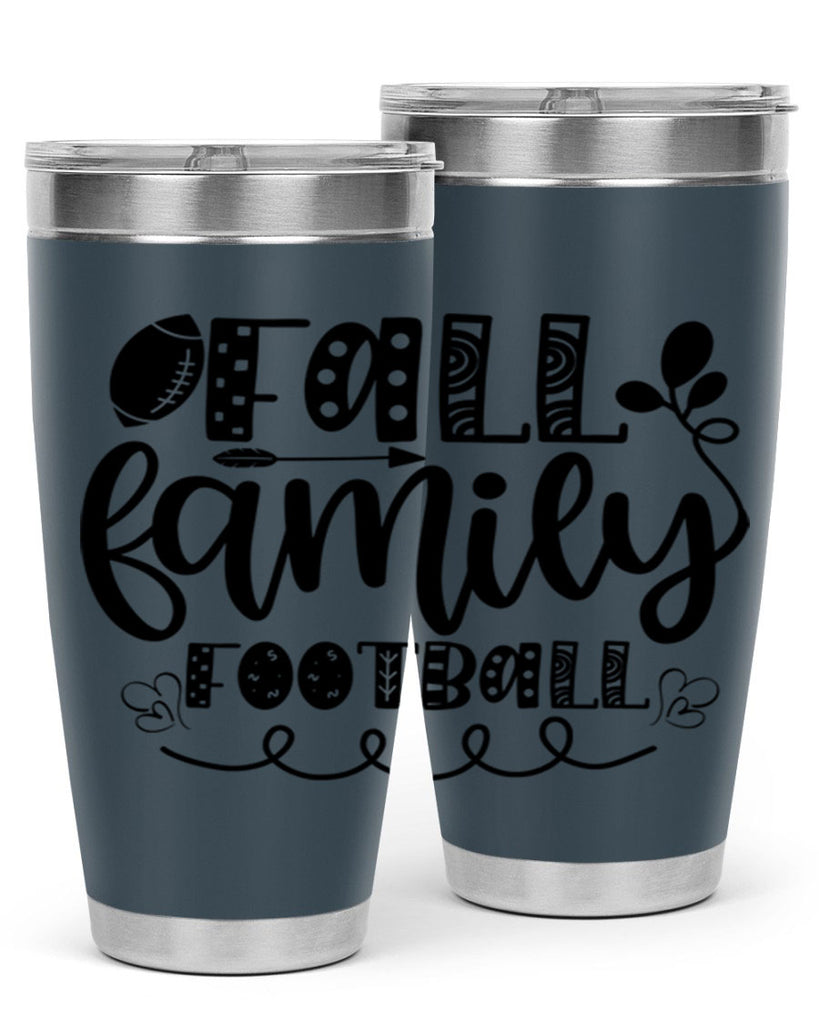 Fall Family Football 99#- fall- Tumbler