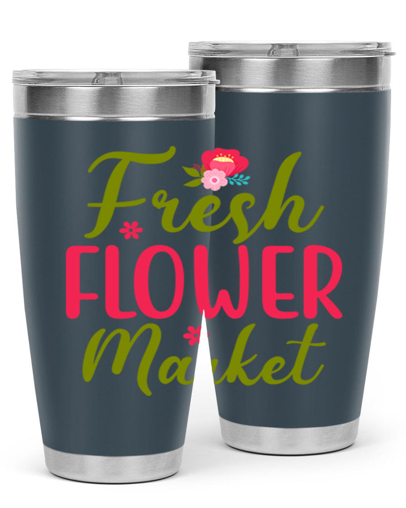 Fresh Flower Market 144#- spring- Tumbler