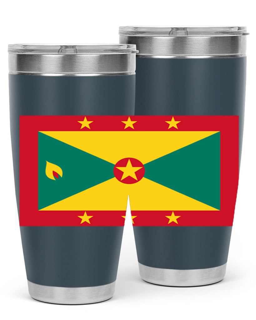 Grenada 130#- world flags- Tumbler