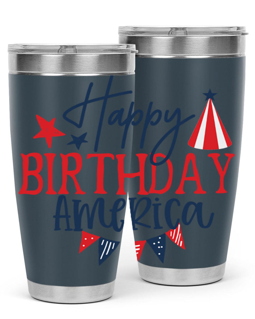 Happy Birthday america Style 30#- Fourt Of July- Tumbler