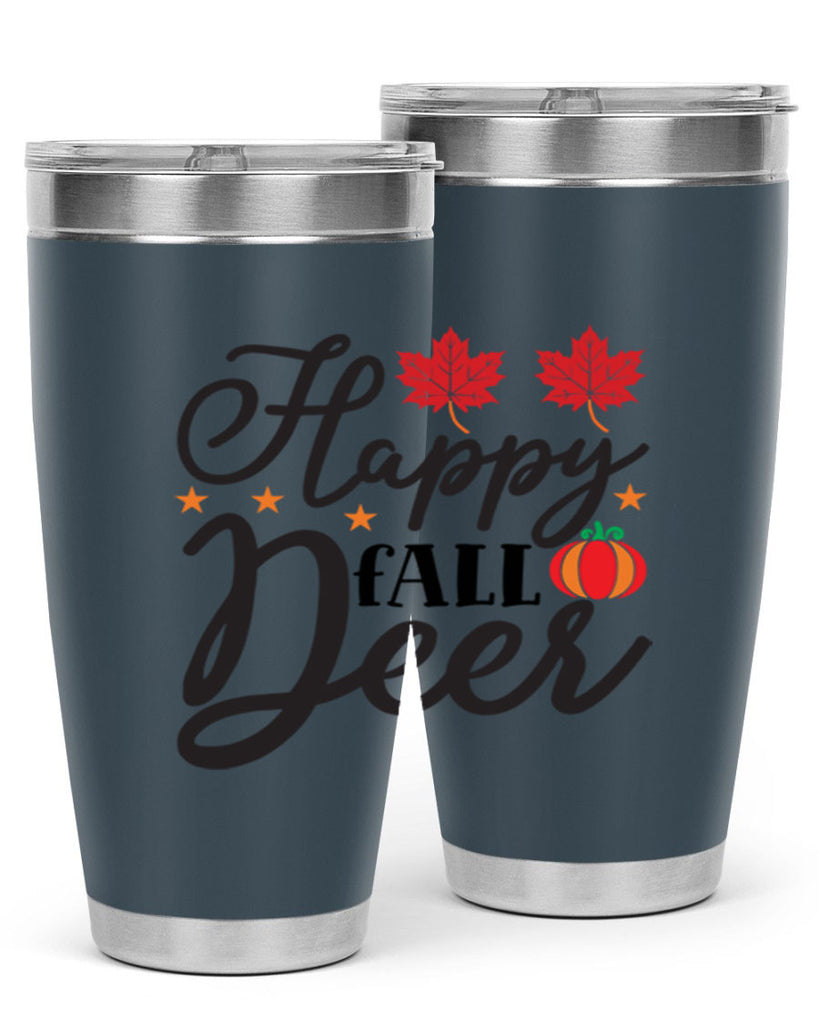 Happyfalldeer 254#- fall- Tumbler