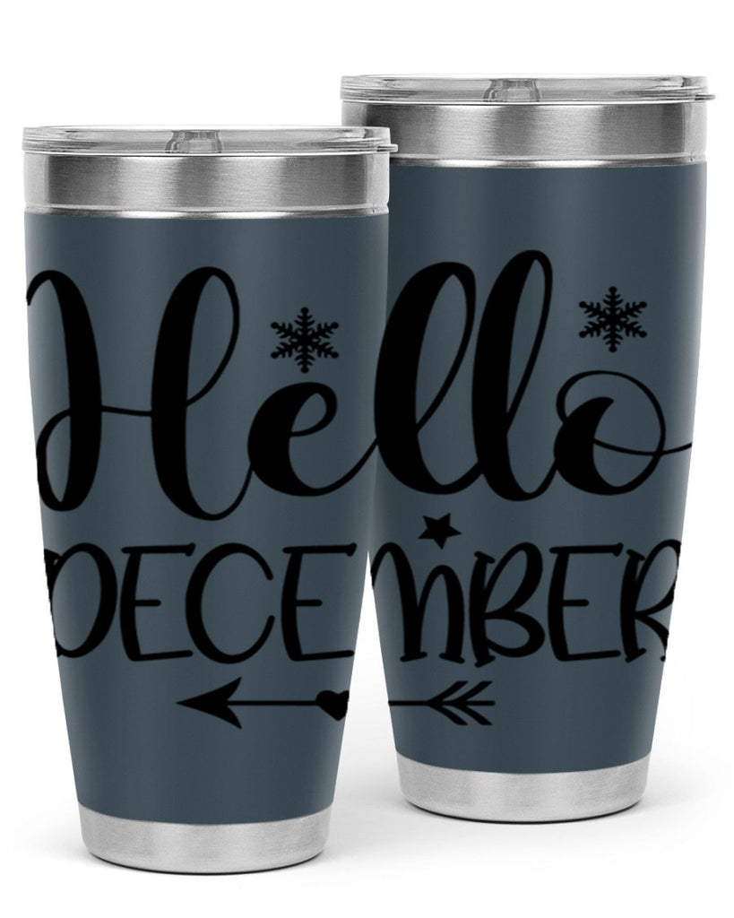 Hello December161#- winter- Tumbler
