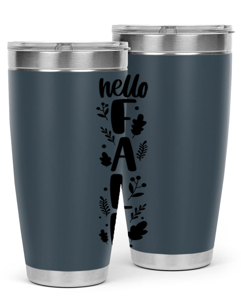 Hello Fall 495#- fall- Tumbler