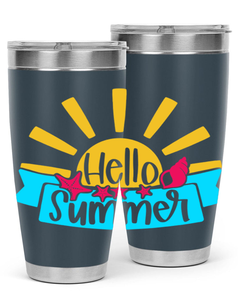 Hello Summer Style 38#- summer- Tumbler