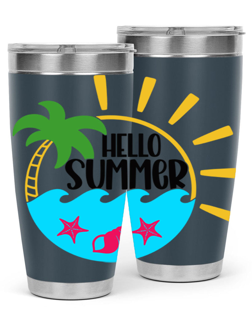 Hello Summer Style 40#- summer- Tumbler