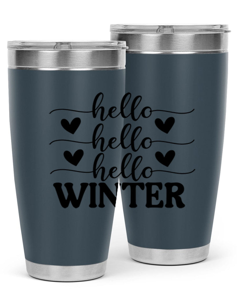 Hello Winter 167#- winter- Tumbler