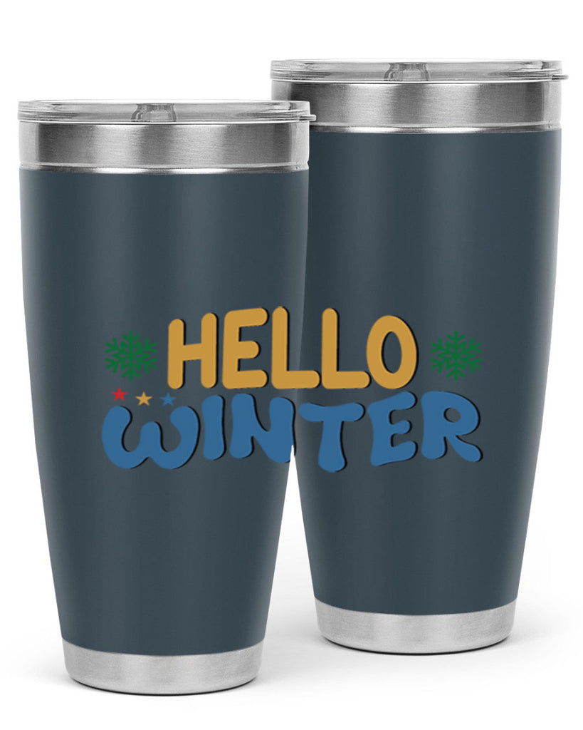 Hello Winter 181#- winter- Tumbler