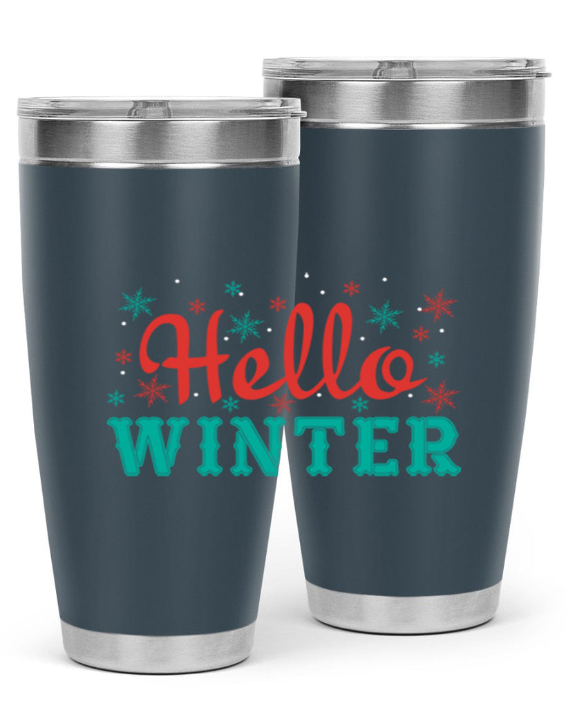 Hello Winter 182#- winter- Tumbler