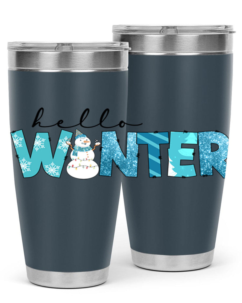 Hello Winter 188#- winter- Tumbler