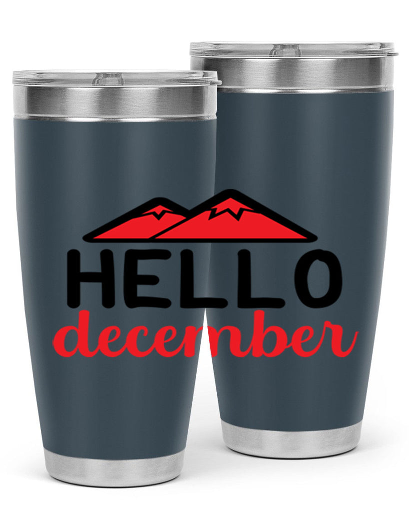 Hello december 160#- winter- Tumbler