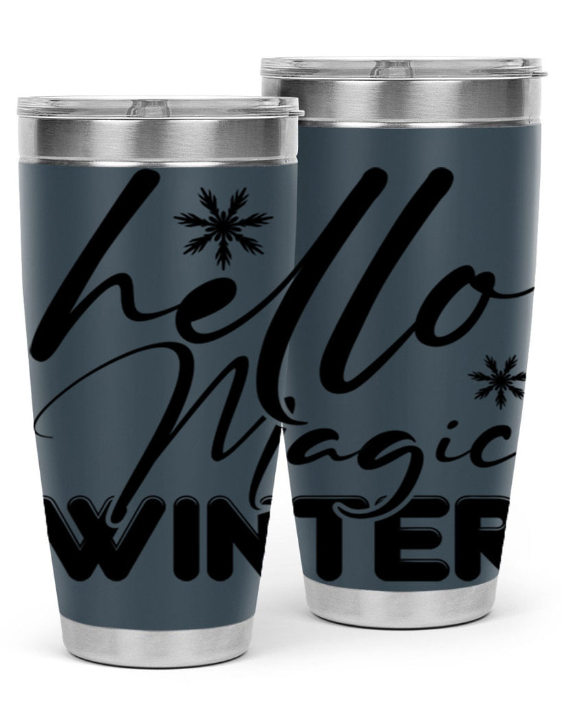 Hello magic winter 178#- winter- Tumbler
