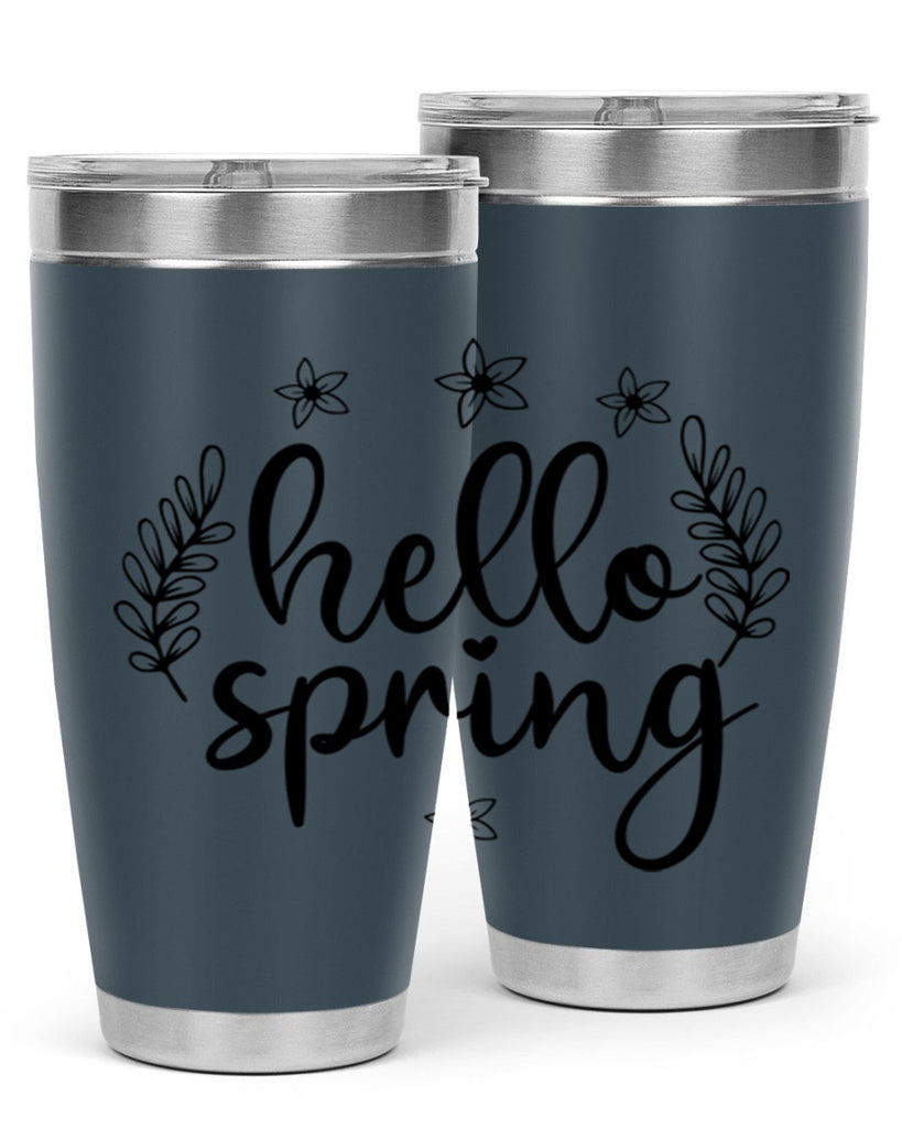 Hello spring design  221#- spring- Tumbler