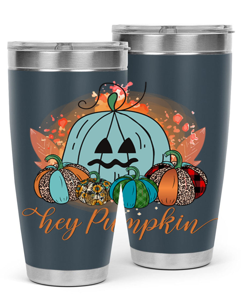 Hey Pumpkin 302#- fall- Tumbler