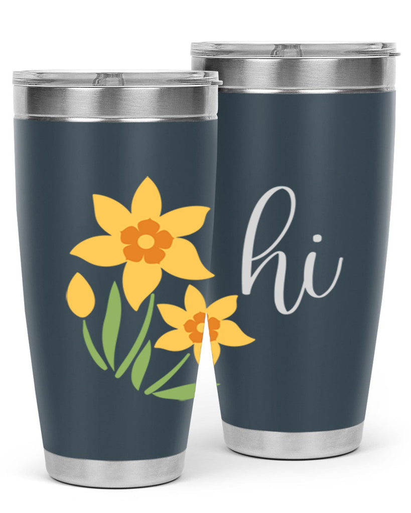 Hi daffodil flower236#- spring- Tumbler