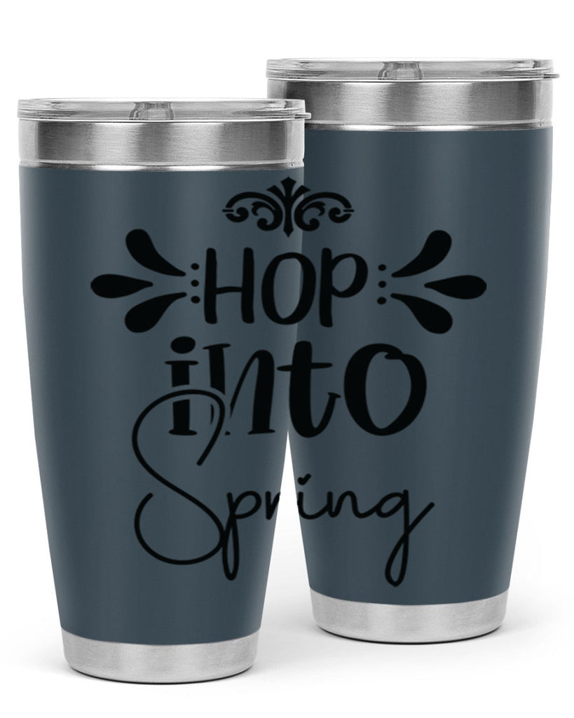 Hop into Spring 247#- spring- Tumbler