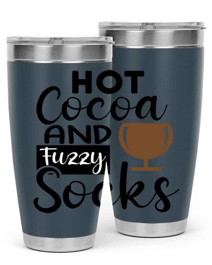 Hot Cocoa And Fuzzy Socks 218#- winter- Tumbler