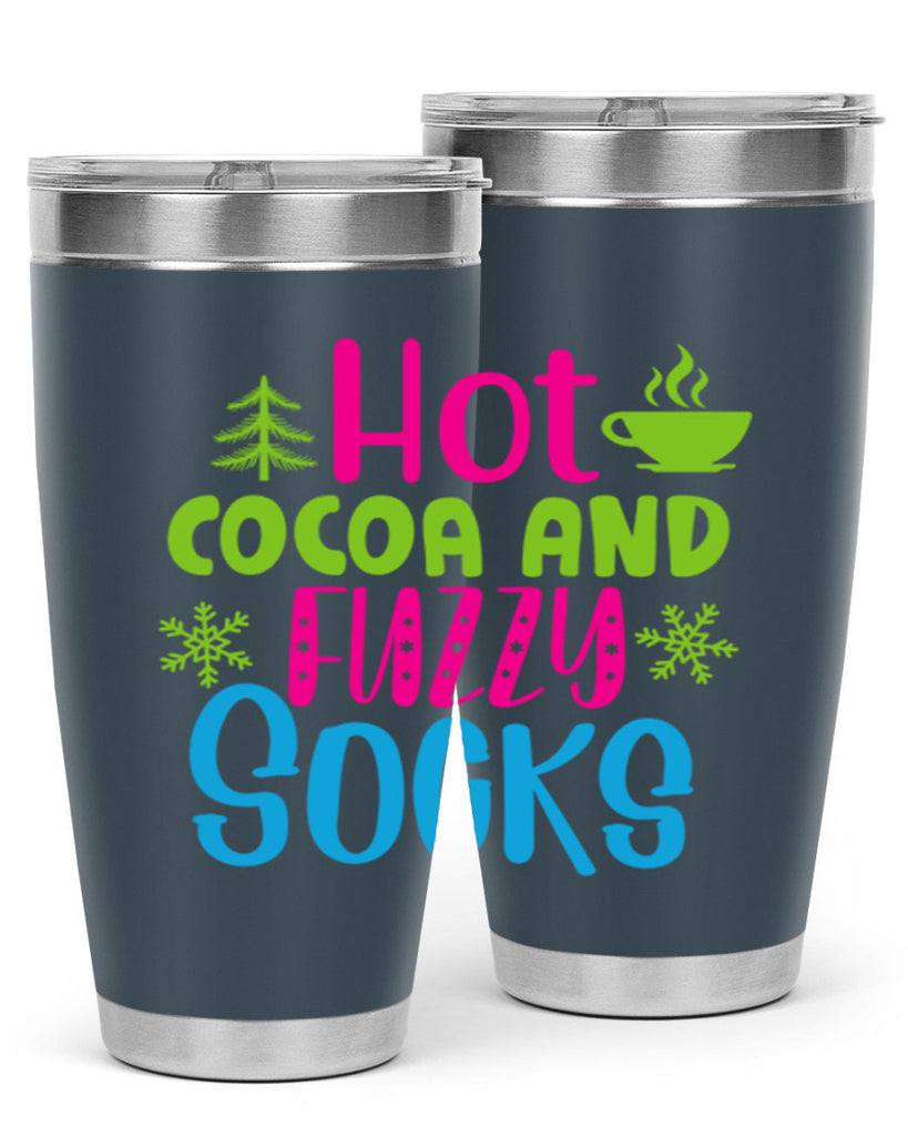 Hot Cocoa And Fuzzy Socks209#- winter- Tumbler