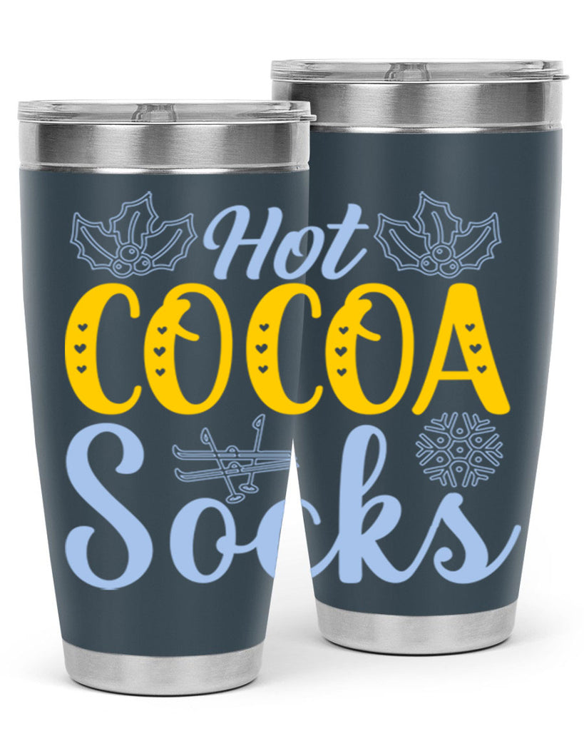 Hot cocoa socks211#- winter- Tumbler