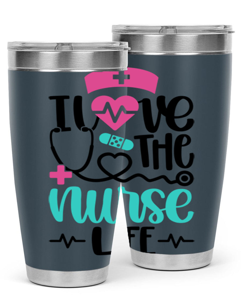 I Love The Nurse Life Style Style 169#- nurse- tumbler