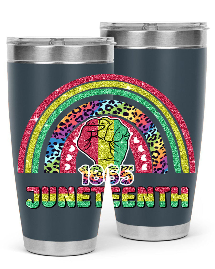 Juneteenth 1865 Rainbow 19#- Juneteenth- tumbler