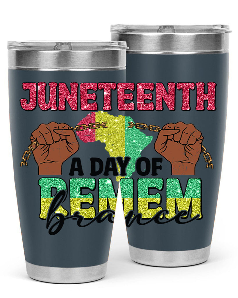 Juneteenth A Day Of Remembrance Png 9#- Juneteenth- tumbler