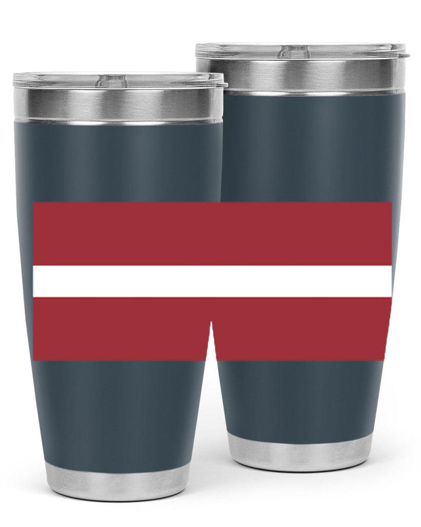 Latvia 104#- world flags- Tumbler