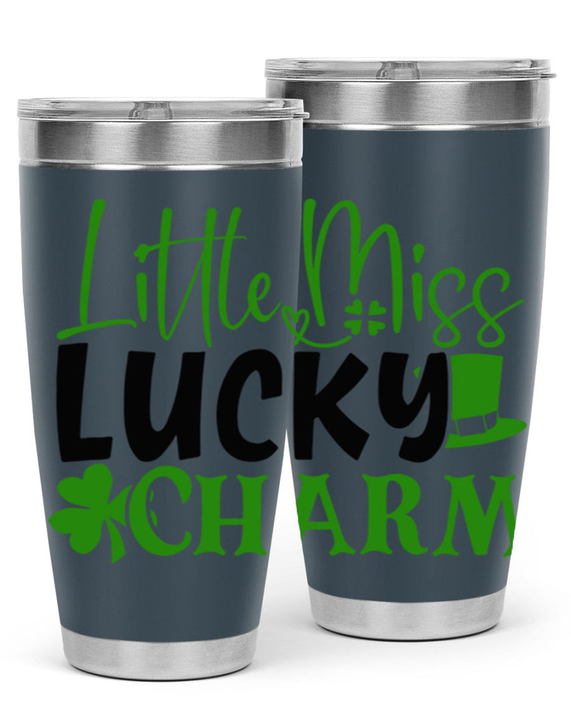 Little Miss Lucky Charm Style 154#- St Patricks Day- Tumbler