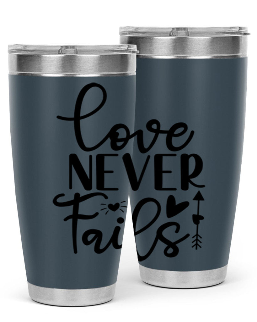 Love Never Fails 309#- winter- Tumbler