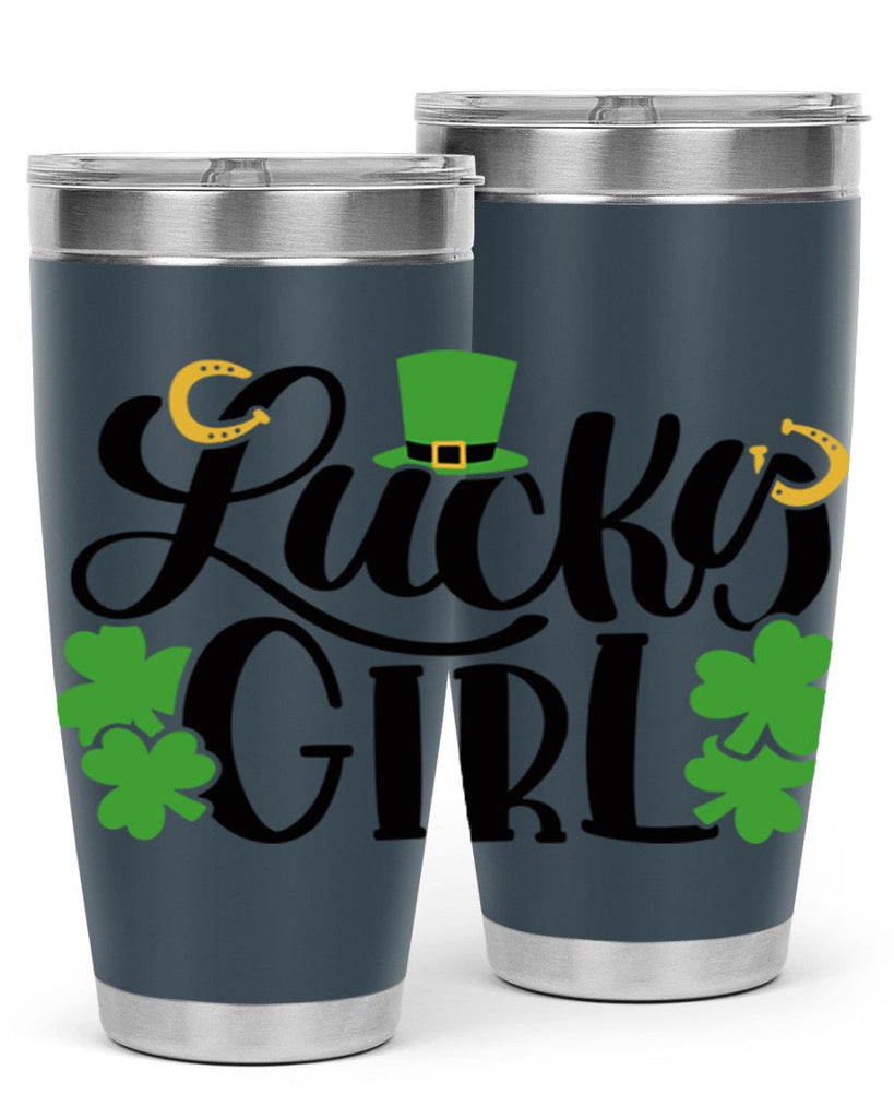 Lucky Girl Style 56#- St Patricks Day- Tumbler