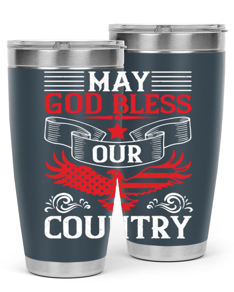 May God bless our country Style 133#- Fourt Of July- Tumbler