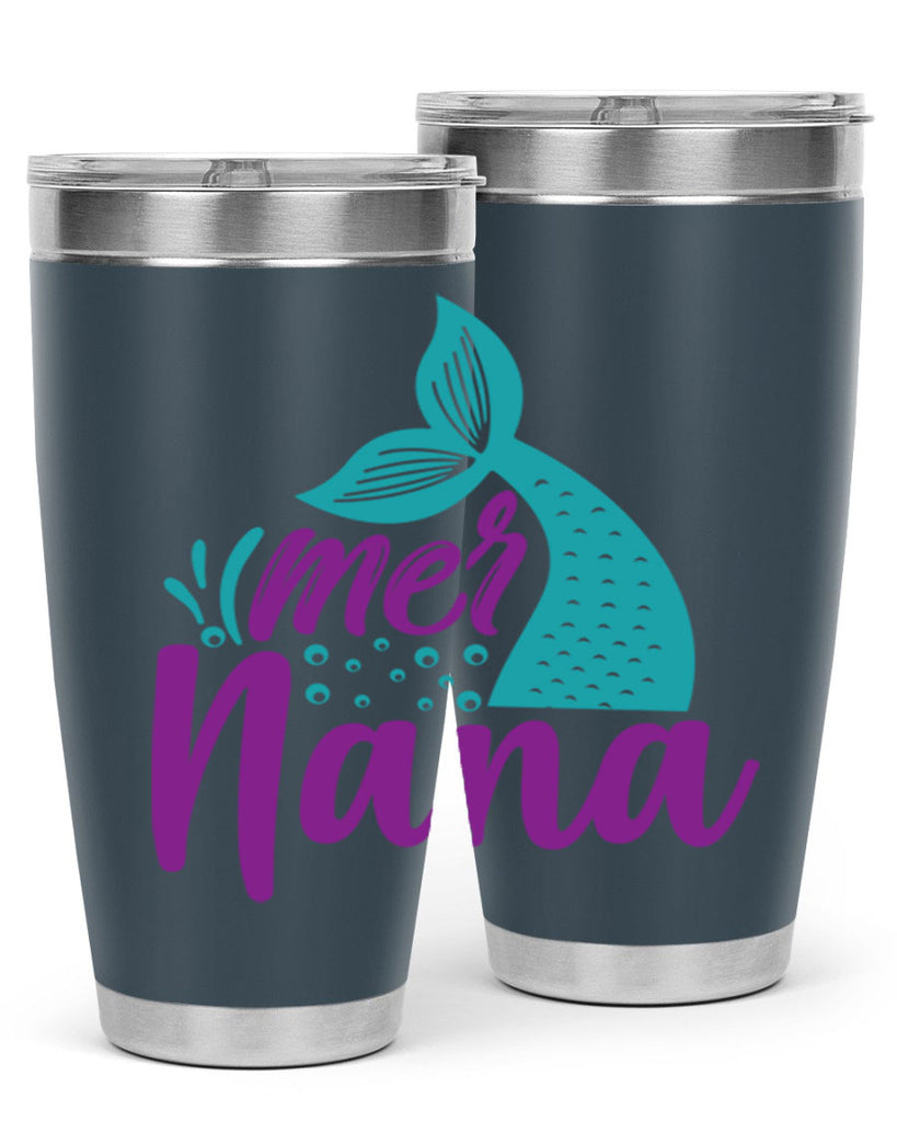 Mer Nana 343#- mermaid- Tumbler