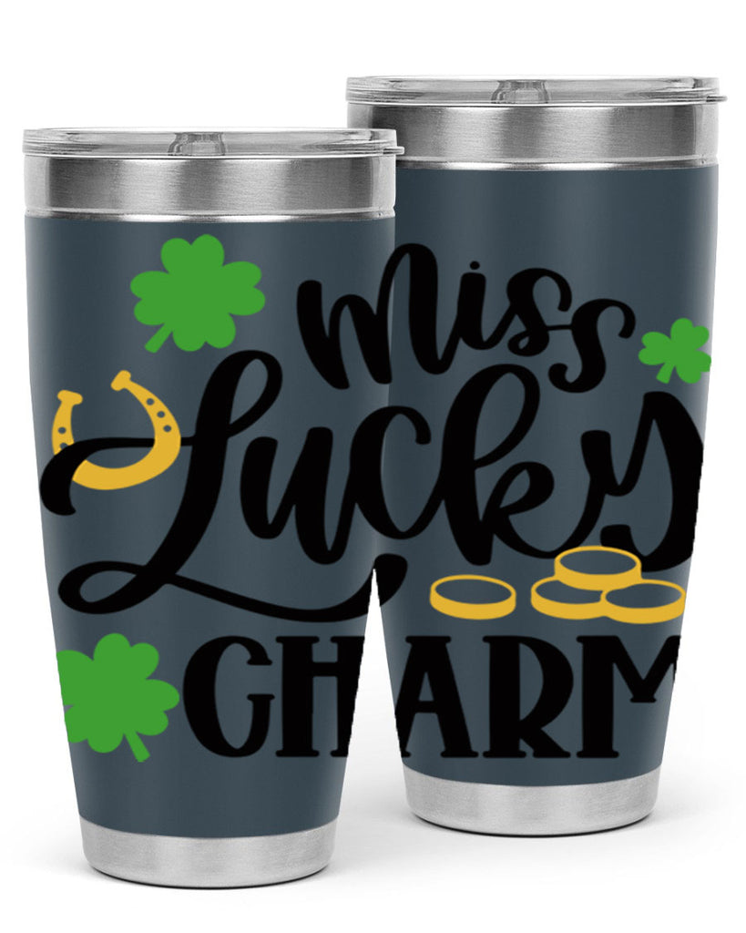 Miss Lucky Charm Style 47#- St Patricks Day- Tumbler